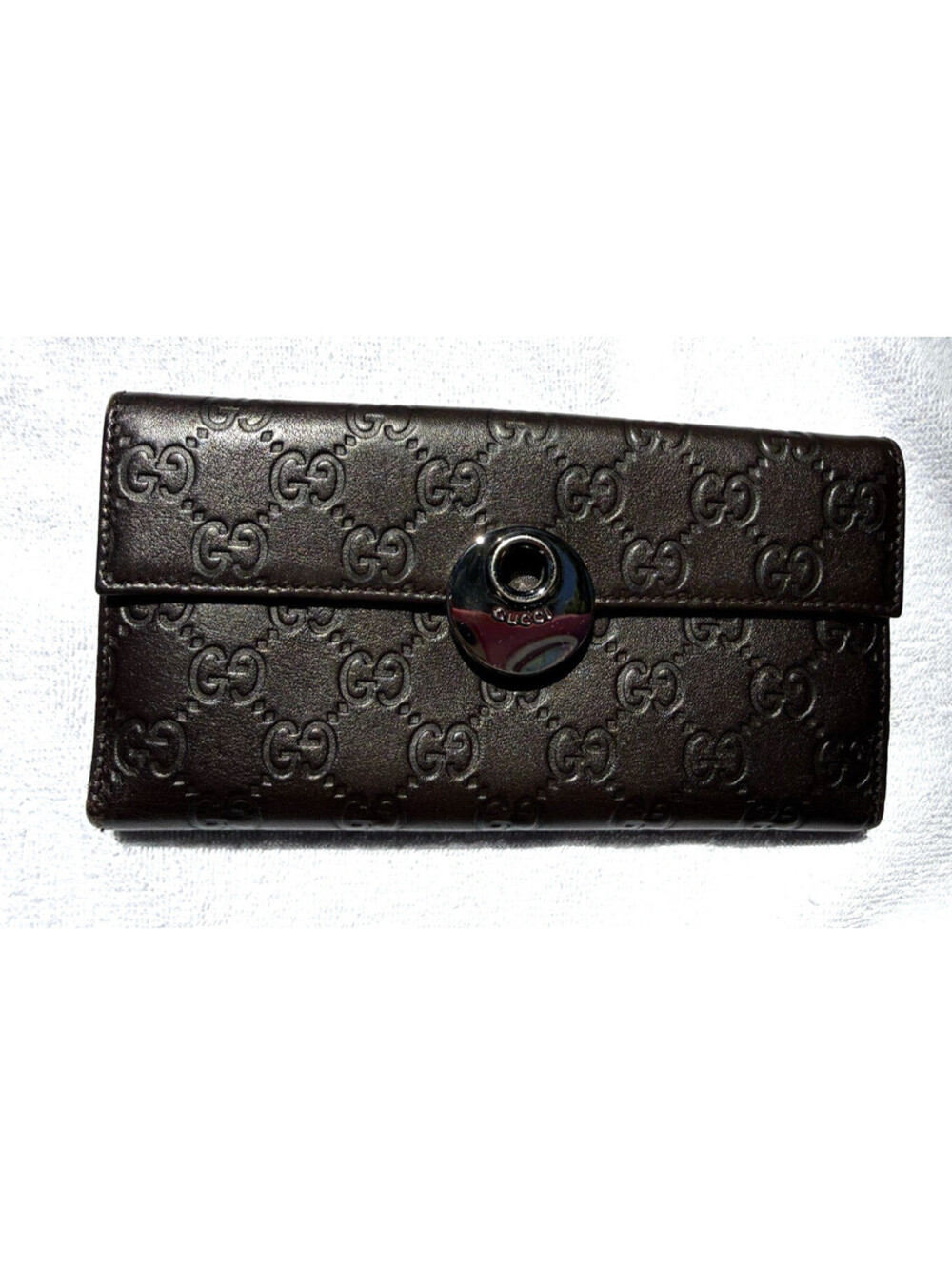 Gucci Guccissima Leather Continental Wallet